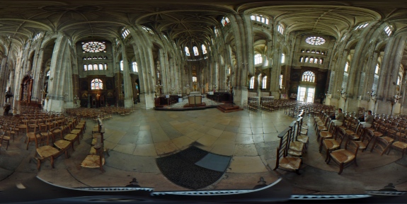 Result of wrongly selected nodal point in panorama-photo