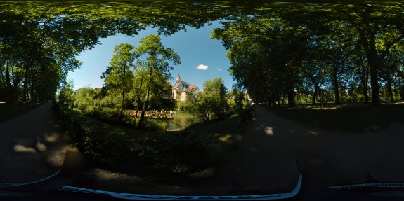 panoramic view Panoramafoto für Beispiel von Geisterbildern