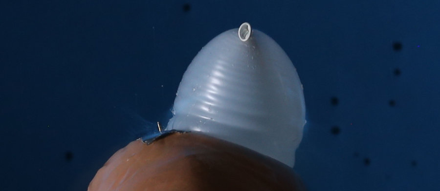 water balloon does not burst - there are interesting shapes